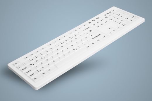 AK-C8100F-FUx-W, desinfizierbare Funktastatur, weiß, optional vollversiegelt