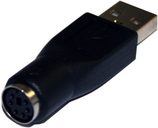 Adapter PS/2 (Buchse) auf USB (Stecker)