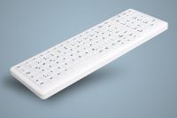 AK-C7000F-Ux-W, Disinfectible Hygiene Keyboard with Numeric Pad, white, wired, optional fully sealed