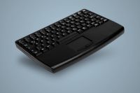 AK-4450-GU-B, Tastatur mit Touchpad an der Vorderseite, schwarz, kabelgebunden